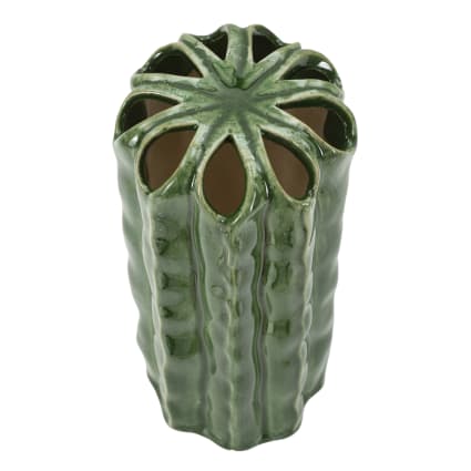 Vaso de Cerámica Verde Pérlato Light & Living ZITA – 25x45 cm | Leroy