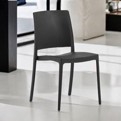 Set di 2/4 sedie da patio impilabili in metallo con braccioli, Sedie da pranzo in tessuto traspirante 4 Colori