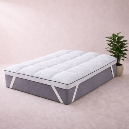 Matelas Plume Qualité Surmatelas Pikolin Home Plumes Et Duvet 160x200 Cm - Confort Hôtelier 7 Cm - Marque Européenne Surmatelas 160 X 200 Memoire De Forme