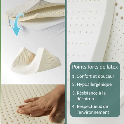 GUANTO IN LATTICE NATURALE TAGLIA L INTERNO FLOCCATO IN COTONE PER Pulizia E Manutenzione 10037423 Picture