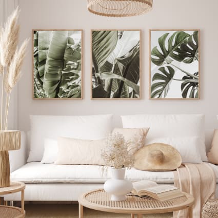 Cornice Legno Quercia Homeforia 20x30cm - Con Passpartout E Vetro Temperato