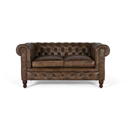 Capitonnè Divano Chester Ecopelle Chaise Longue Chesterfield