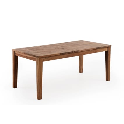 Tavolo in legno massello di acacia riciclata 180x90 cm Maisons