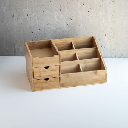 Organizer aus Bambus, 33 x 20 x 15,4 cm, beige Sola | Maisons du Monde