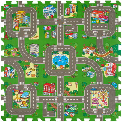 Tappetino Di Sughero - Tappetino Educativo Villaggio - Verso La - Foto 4