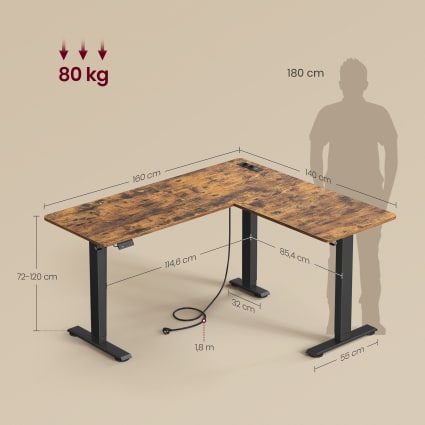 ExoticaBlend Table Basse électrique Avec Télécommande Filaire/sans Fil