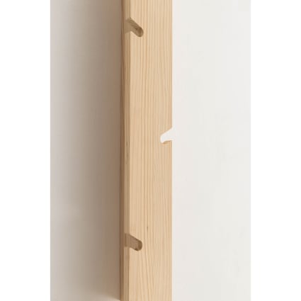 Pannello appendiabiti da parete con 6 ganci 91x60cm legno di pino 04_0001010 | Leroy Merlin