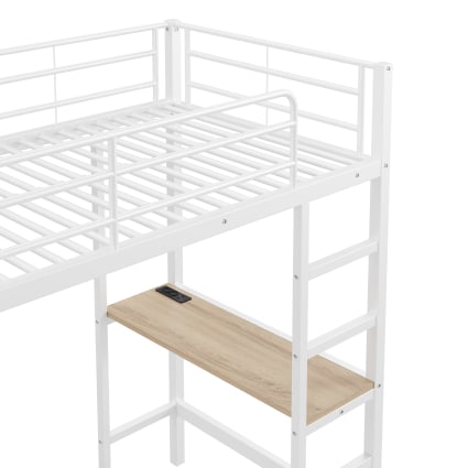 Moimhear Letto A Soppalco, Con Scala Di Sicurezza E Vano Di