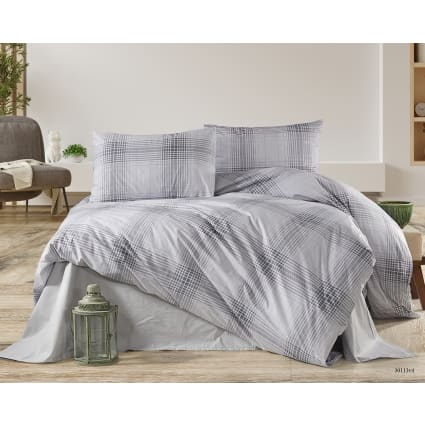 Copripiumino in raso di cotone - 240 x 220 cm - Bianco