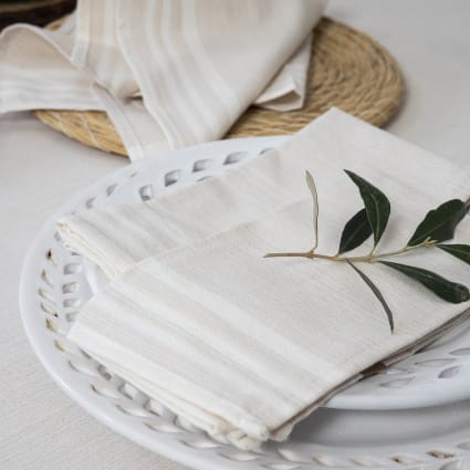 Set 12 Tovaglioli In Lino E Cotone 45,7x45,7 Cm - Per Matrimoni, Cene, Lavabili, Angoli Squadrati, Eleganti