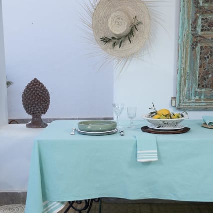 Weddecor Lot De 50 Serviettes De Table En Coton Polyester Vert