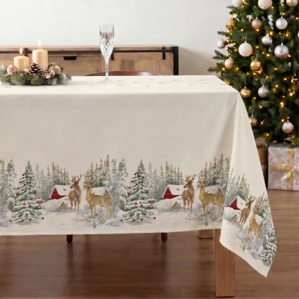Nappe de Noël multicolore Nordic Escape