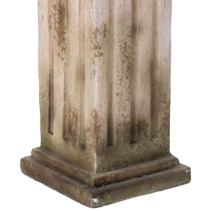 Colonna Per Fiori In Vetro Lacobel Nero – Piedistallo Decorativo 30x30x70 Cm, Made In Germany