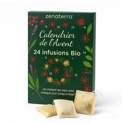 Calendrier de l'Avent 24 tisanes bio Zen'Arôme
