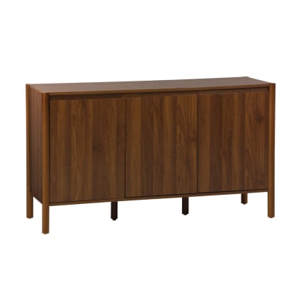 Buffet décor bois 3 portes noyer Harmony | Maisons du Monde