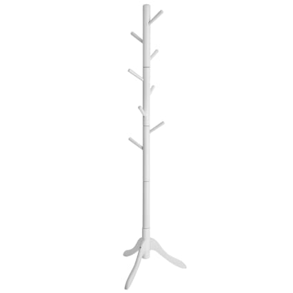 Appendiabiti Da Terra Con 3 Cassetti | In Legno E Metallo | Bianco, Marrone O Nero | Per Ingresso E Camera