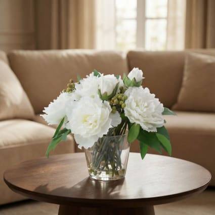 Statuetta Decorativa A Forma Di Fiore Di Peonia Con Fatina – Dipinta A Mano, Altezza 12 Cm - 4