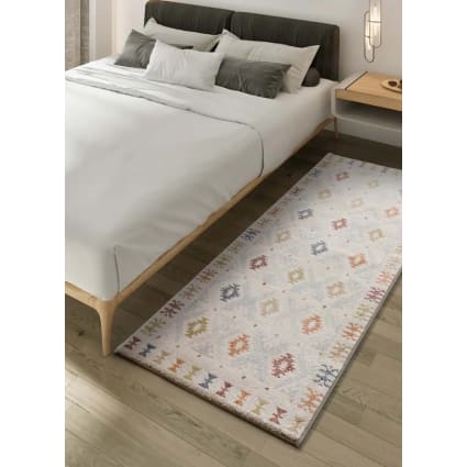 Flurteppich, Ethnisch, mehrfarbig / beige, 80x200 cm Tamaris