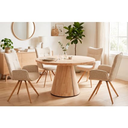 Table à Manger Ronde En Verre - 100€ Avec 3 Chaises Et 3 Housses Gratuites