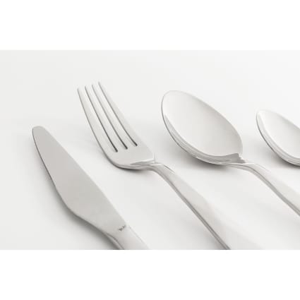 16-teiliges Besteck-Set aus Edelstahl in silber Arista
