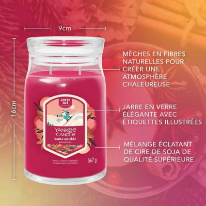 Bougie Père Noël Vintage - Décoration De Noël Rétro En Cire