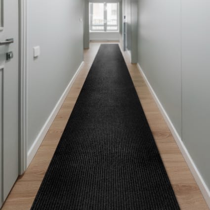 Flurläufer schwarz 80x300 Buhai