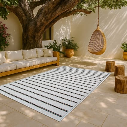 Rayures Noires Et Blanches Sur Fond Noir | Vecteur Premium