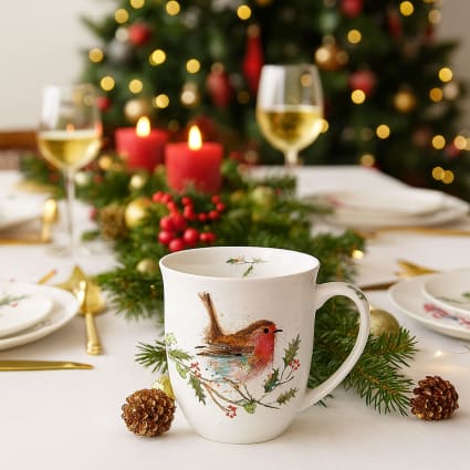 Ambiente Mug En Porcelaine Fine Père Noël 0,4 Litre