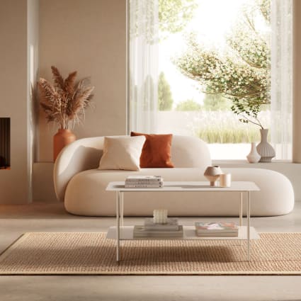 Ensemble table basse design et moderne Meti