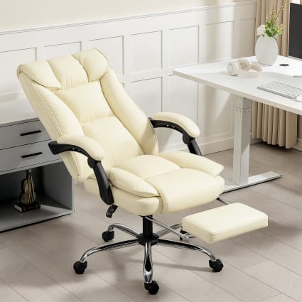 Sedia Ufficio HOMCOM Con Massaggio Lombare E Riscaldamento - Braccioli Regolabili E Pieghevoli - Grigio - Portata 135 Kg - 2