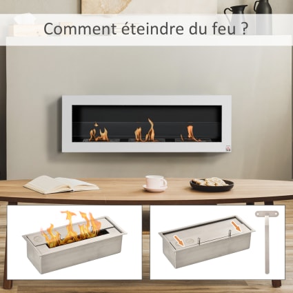 Cheminee Bioethanol Murale