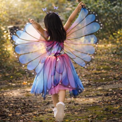Robe De Fée Nouveau-né Fille - Tutu Tulle, Papillon 3D, Manches Longues, Pour Anniversaire, Mariage, Séance Photo - 9
