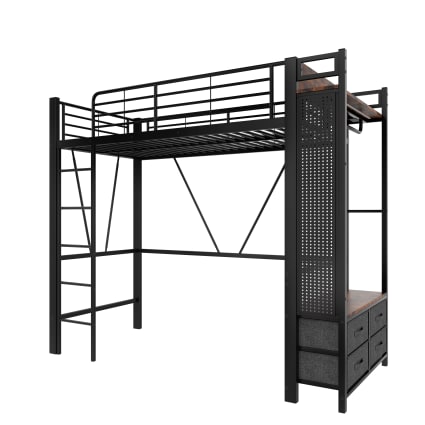 Hochbett 90x200 Metall