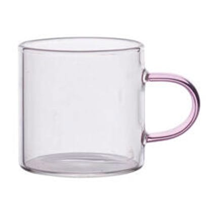 Taper Cantine Sept tasse à café en verre avec anse indice Facile à comprendre Éd