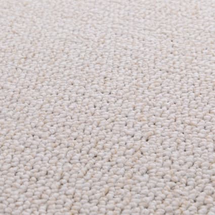 Tapis Salon Bouclé Crème 200x300 Cm - Style Laine, Poils Bouclés, Doux Et Sobre, Fabrication Belgique