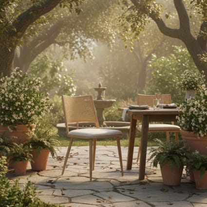 Set Di 2 Sedie Da Pranzo Moderne Sgabelli Con Schienale In Rattan A Treccia Viennese Seduta In Poliestere Senza Braccioli Gambe Nere Beige Chiaro Mayetta 84536179
