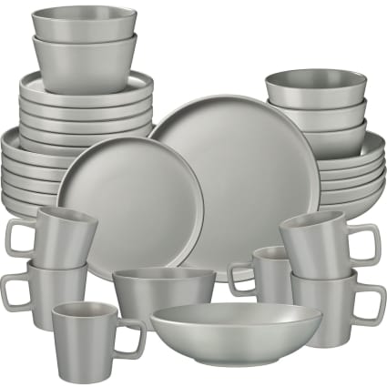 Set di Posate SucceBuy Set di Posate in Acciaio Inox da 30 Pezzi, Servizio per 6 Persone, Utensili da Cucina