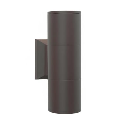 Applique da parete cilindro attacco GU10 design moderno per esterno giardino impermeabile IP65 bianco grigio nero