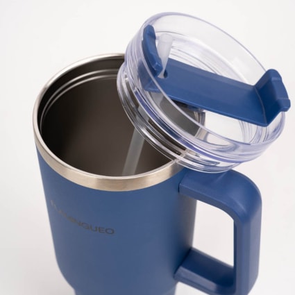 EALGRO Gallon - Borraccia termica con cannuccia, in acciaio inox, capienza 3 ,6 l, con manico, capiente