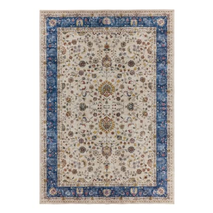 Tapis vintage oriental bleu 160x220 cm Ottoman | Maisons du Monde