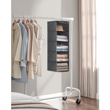 ililmmoeCesto appeso dietro la porta, cestino a 3 strati, corda di cotone, montato a parete, cestino da cucina decorativo, organizer per appendere il
