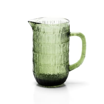 Krug aus glas in grün, 11,5x19x20,5cm Moss
