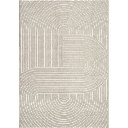 In-/Outdoor Teppich, Boho Style, Beige, 200 x 280 cm Santo plus