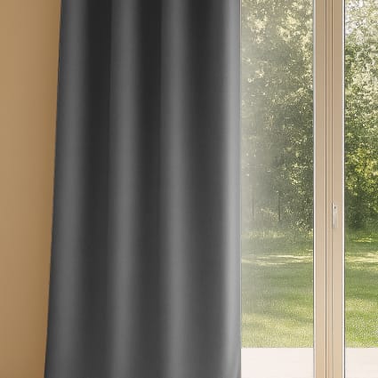 Albert Rideaux Rideaux polyester gris clair 260x140 cm | Maisons du Monde