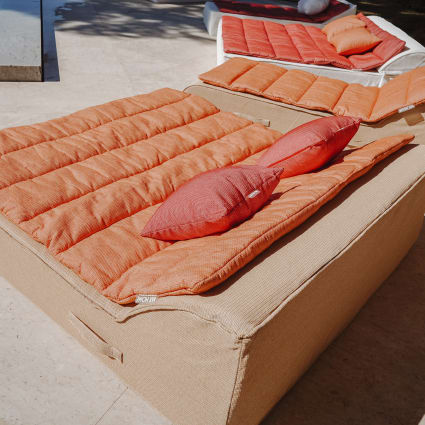 Auflage für Sonnenliege (2-Sitzer), Orange
