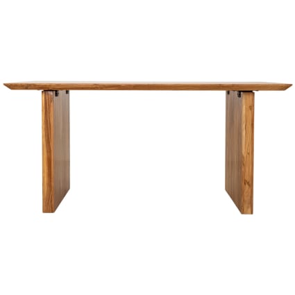 Mesa de comedor de madera marrón 160x90x76 alt. Cm cropped-1