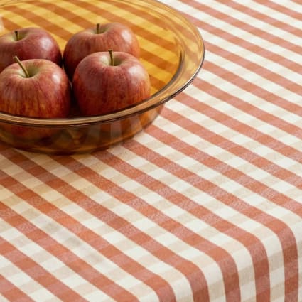 Tovaglia ABAKUHAUS Con Coccinelle – 140x200 Cm, Rettangolare, In Poliestere, Bianco E Rosso – Per Cucina E Sala Da Pranzo