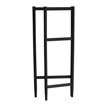Holz-Kleiderständer klappbar 51,2×130×36,2 cm Schwarz Model a