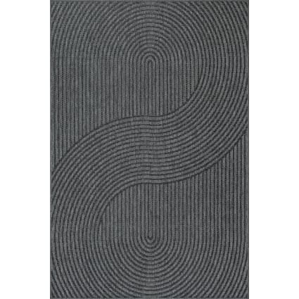 Teppich Outdoor Indoor modern, anthrazit, 160 x 220 cm Mistra