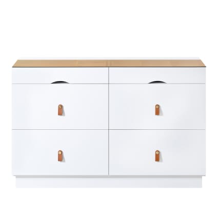 sideboard schwarz metall Annelin 12 mit 3 Schubladen, in Schwarz, komfortable Griffe aus in Schwarzgold, 81 x 190 x 40 cm, 4 Fächer, mit Soft Close ausgestattet Moderne Küchen: Planung, Ideen main image 0